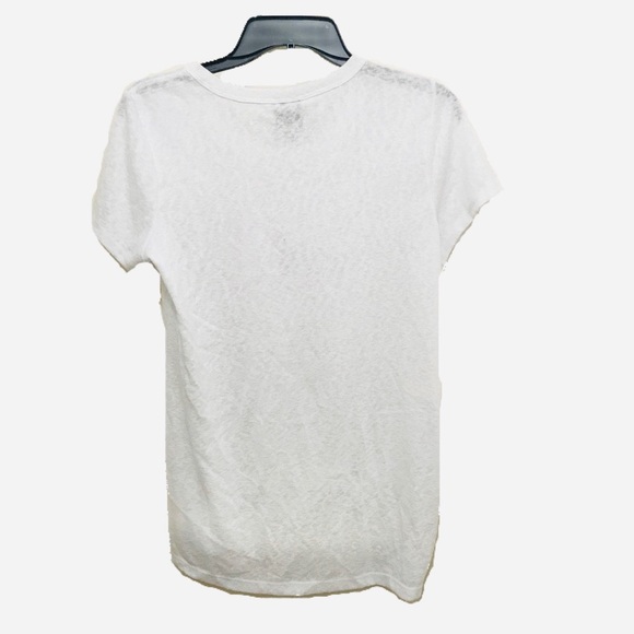 Bobeau by Nordstrom White Side Tie T-Shirt (Small) - Picture 9 of 9